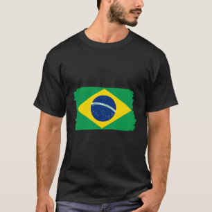 Braziliaanse vlag t-shirt