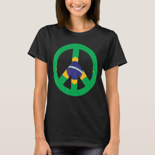 Braziliaanse vlag t-shirt