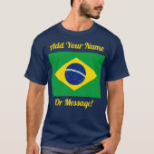 Braziliaanse vlag T-Shirt (Voorkant)