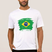 Braziliaanse vlag t-shirt (Voorkant)