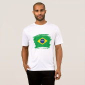 Braziliaanse vlag t-shirt (Voorkant volledig)