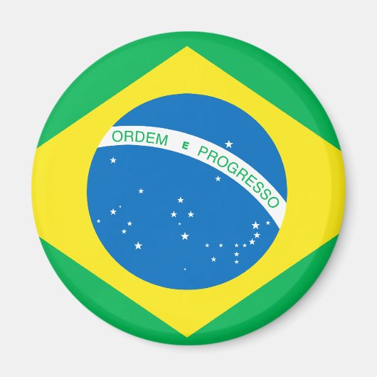 Braziliaanse vlag T-shirts en geschenken Magneet (Voorkant)
