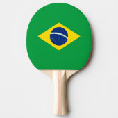 Braziliaanse vlag tafeltennisbatje (Voorkant)