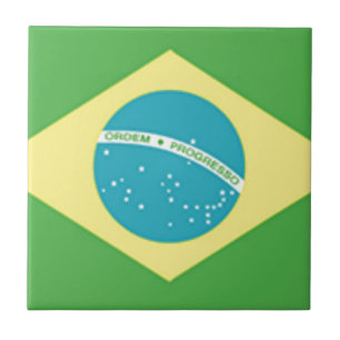 Braziliaanse vlag tegeltje