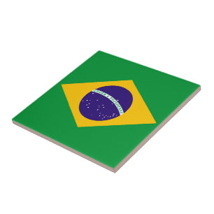Braziliaanse vlag tegeltje