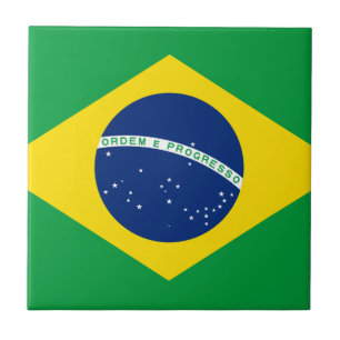 Braziliaanse vlag tegeltje