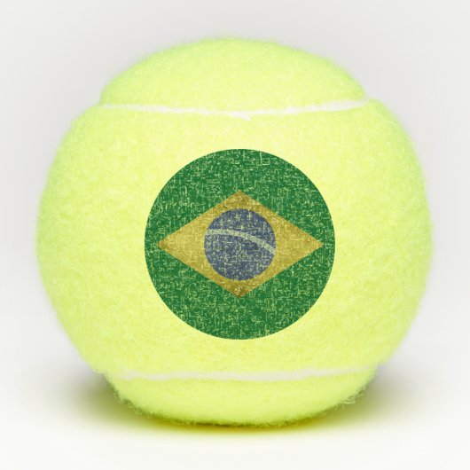 Braziliaanse vlag tennisballen (Voorkant)