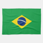 Braziliaanse vlag theedoek (Horizontaal)