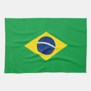 Braziliaanse vlag theedoek