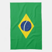 Braziliaanse vlag theedoek (Verticaal)