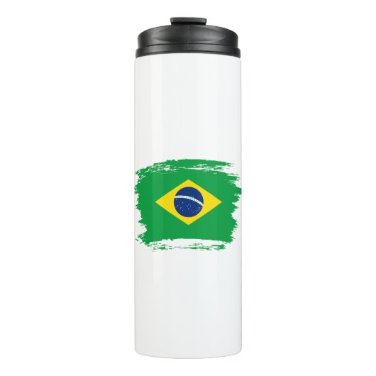 Braziliaanse vlag thermosbeker (Voorkant)