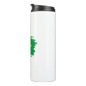 Braziliaanse vlag thermosbeker (Geroteerd rechts)