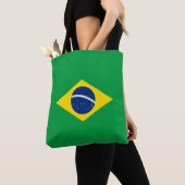 Braziliaanse vlag tote bag (Dichtbij)