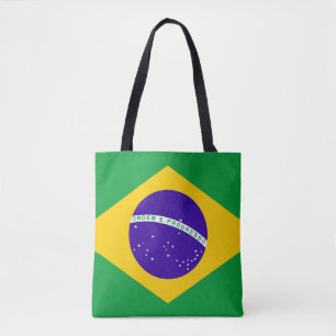 Braziliaanse vlag tote bag