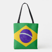 Braziliaanse vlag tote bag (Achterkant)