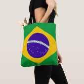 Braziliaanse vlag tote bag (Dichtbij)