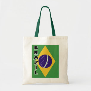 Braziliaanse vlag tote bag