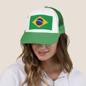 Braziliaanse vlag trucker pet (In situ)