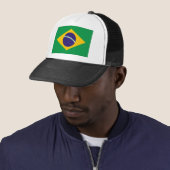 Braziliaanse vlag trucker pet (In situ)