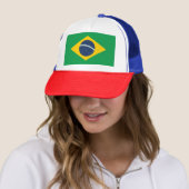 Braziliaanse vlag trucker pet (In situ)