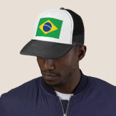 Braziliaanse vlag trucker pet (In situ)