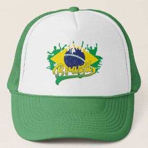 Braziliaanse vlag trucker pet