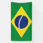 Braziliaanse vlag van Brasil aangepaste banner bor (Verticaal)