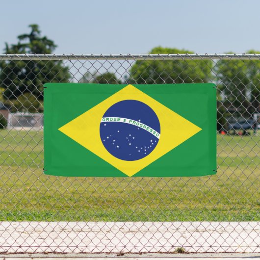 Braziliaanse vlag van Brasil aangepaste banner bor (Insitu)