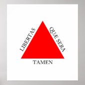 Braziliaanse vlag van hoge kwaliteit Minas Gerais Poster (Voorkant)