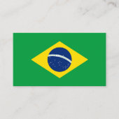 Braziliaanse vlag visitekaartje (Voorkant)