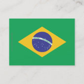 Braziliaanse vlag visitekaartje (Achterkant)