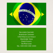 Braziliaanse Vlag Visitekaartje (Voorkant /achterkant)