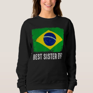Braziliaanse vlag vlag beste zuster ooit patriotti trui