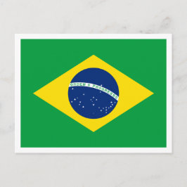 Braziliaanse vlag, vlag van Brazilië Briefkaart