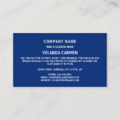 Braziliaanse vlag, vlag van Brazilië Visitekaartje (Achterkant)