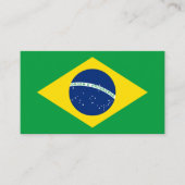 Braziliaanse vlag, vlag van Brazilië Visitekaartje (Voorkant)