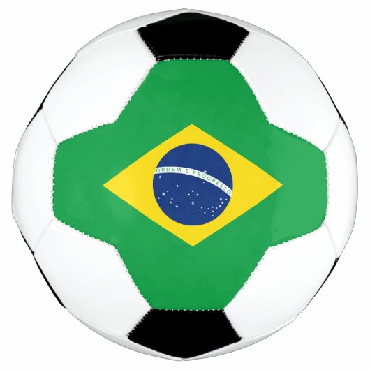 Braziliaanse vlag voetbal (Voorkant)