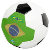 Braziliaanse vlag voetbal (Drie kwart)