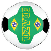 Braziliaanse vlag voetbal (Gedraaid)