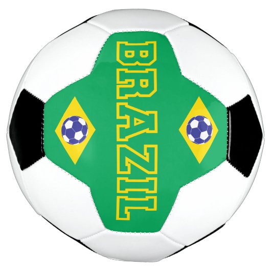 Braziliaanse vlag voetbal (Gedraaid)