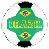 Braziliaanse vlag voetbal (Voorkant)