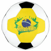 Braziliaanse vlag voetbal (Voorkant)