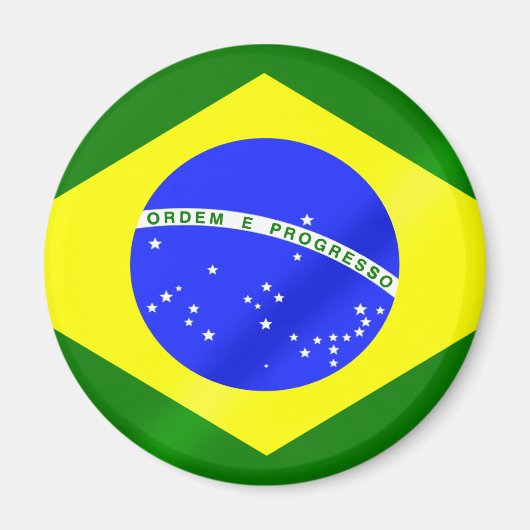Braziliaanse vlag voor geschenken en t - shirts va magneet (Voorkant)