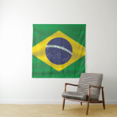 Braziliaanse vlag wandkleed (In situ)