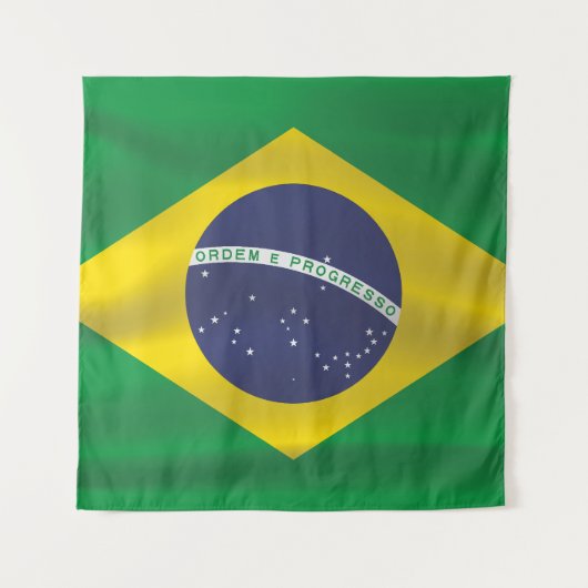 Braziliaanse vlag wandkleed (Voorkant)