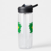 Braziliaanse vlag waterfles (Links)