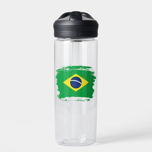 Braziliaanse vlag waterfles (Voorkant)