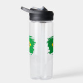 Braziliaanse vlag waterfles (Rechts)