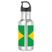 Braziliaanse vlag waterfles (Achterkant)