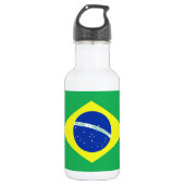 Braziliaanse vlag waterfles  (Voorkant)